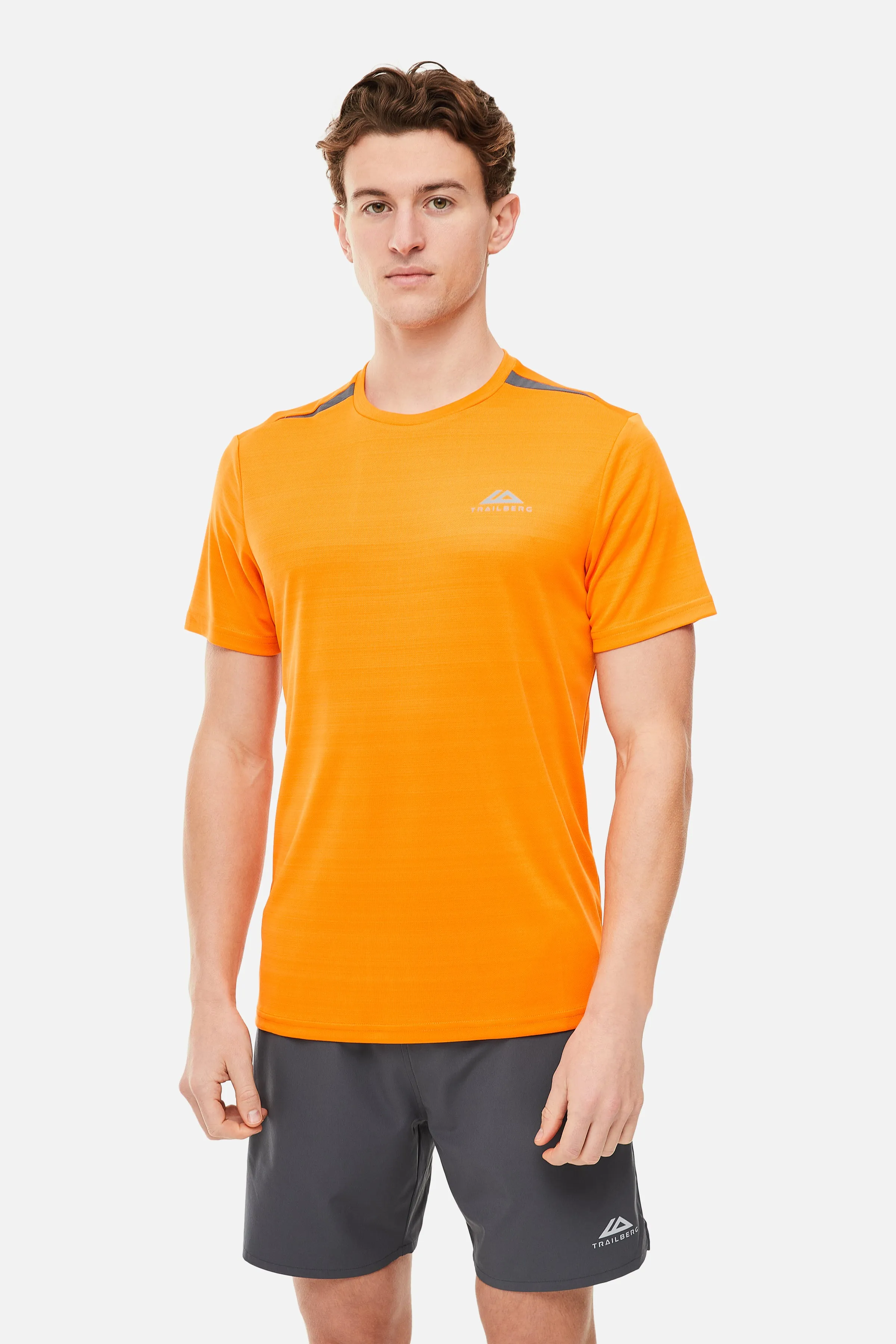 Trailberg Cloud SS25 T Shirt - Orange / Irongate