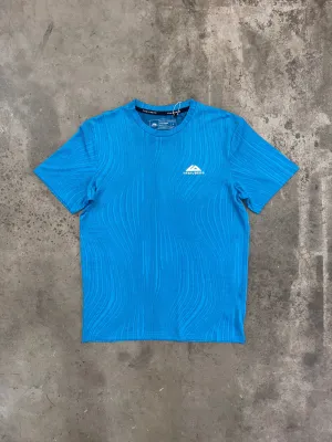 Trailberg Vertex Jacquard T Shirt - Atomic Blue