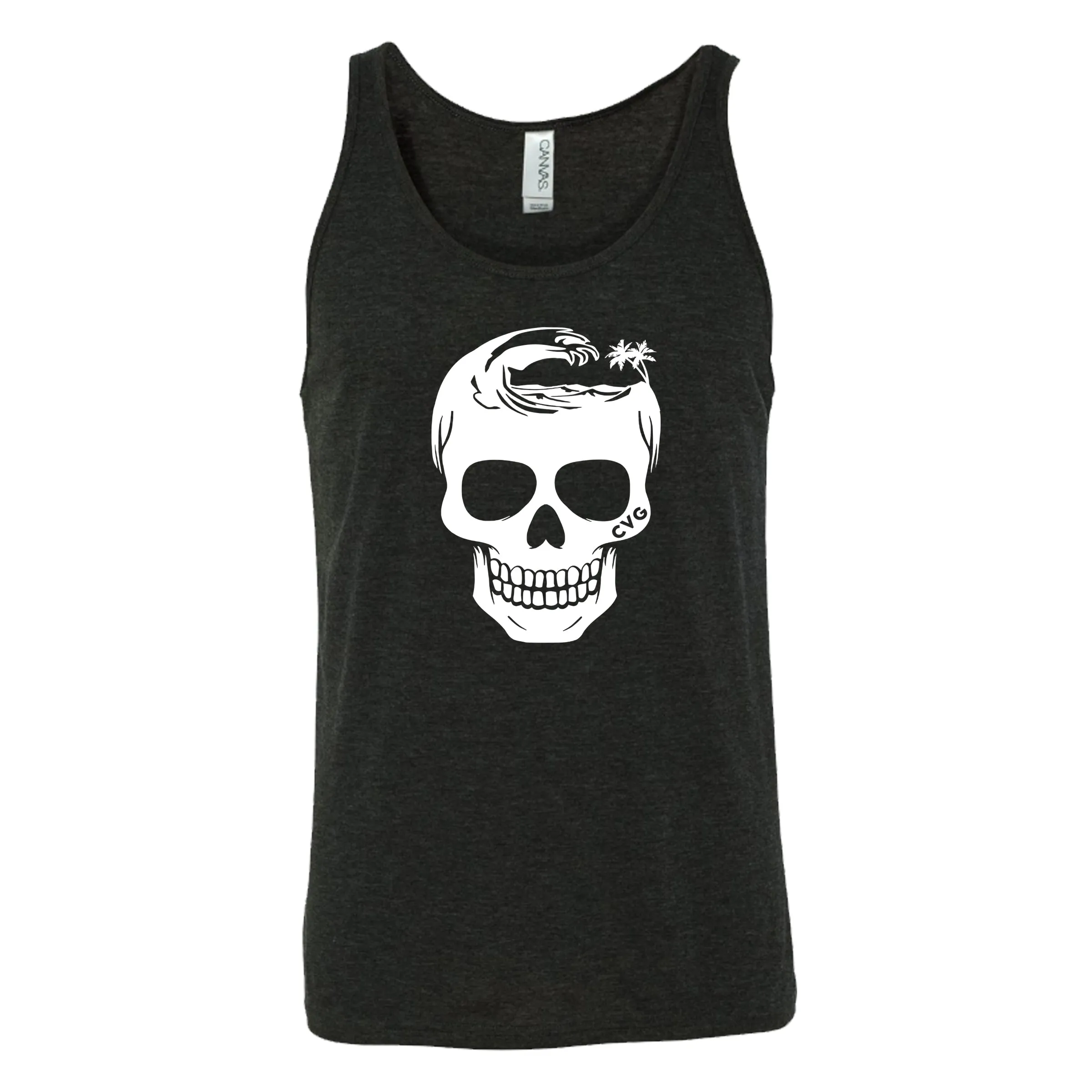 Tropical Skull Shirt Unisex