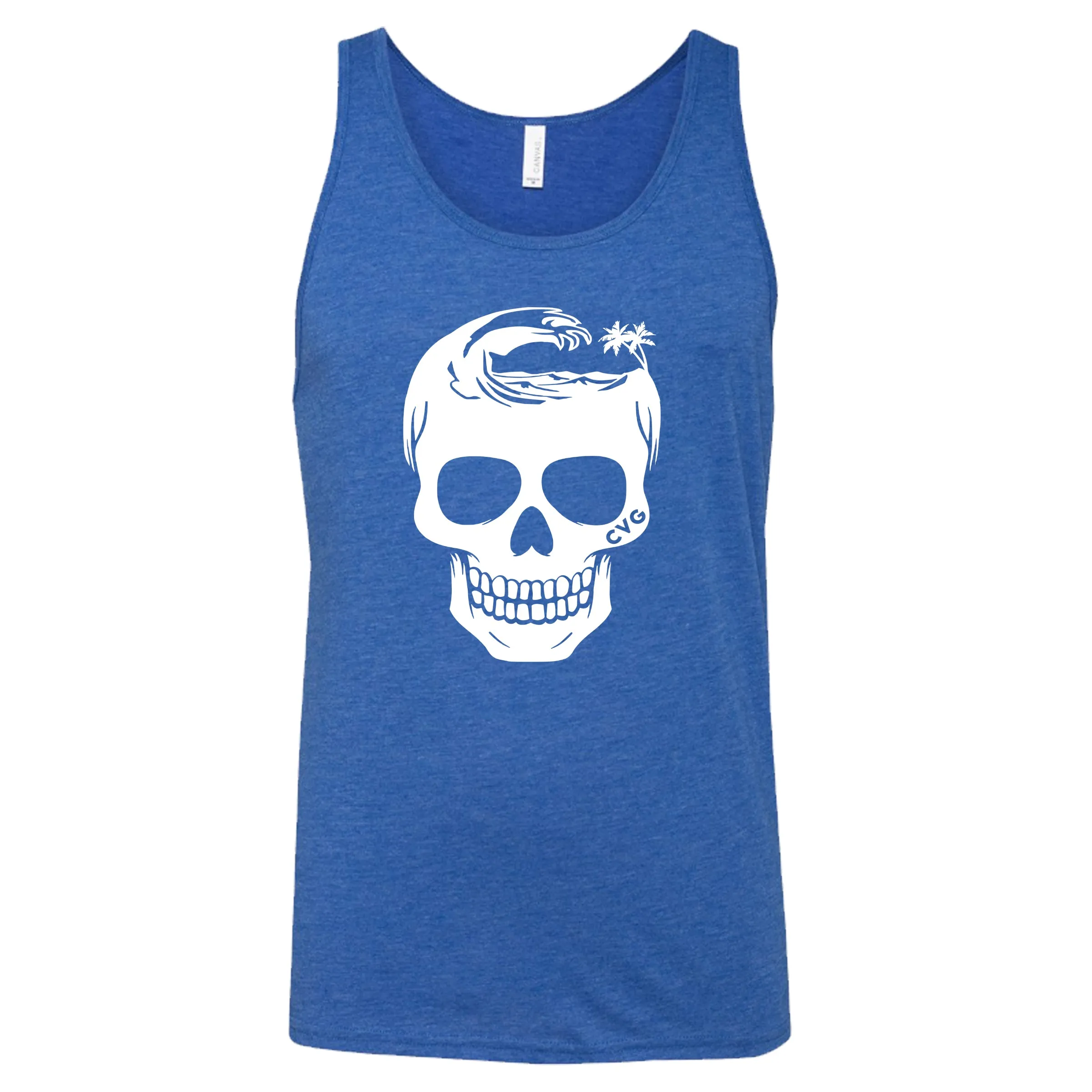 Tropical Skull Shirt Unisex