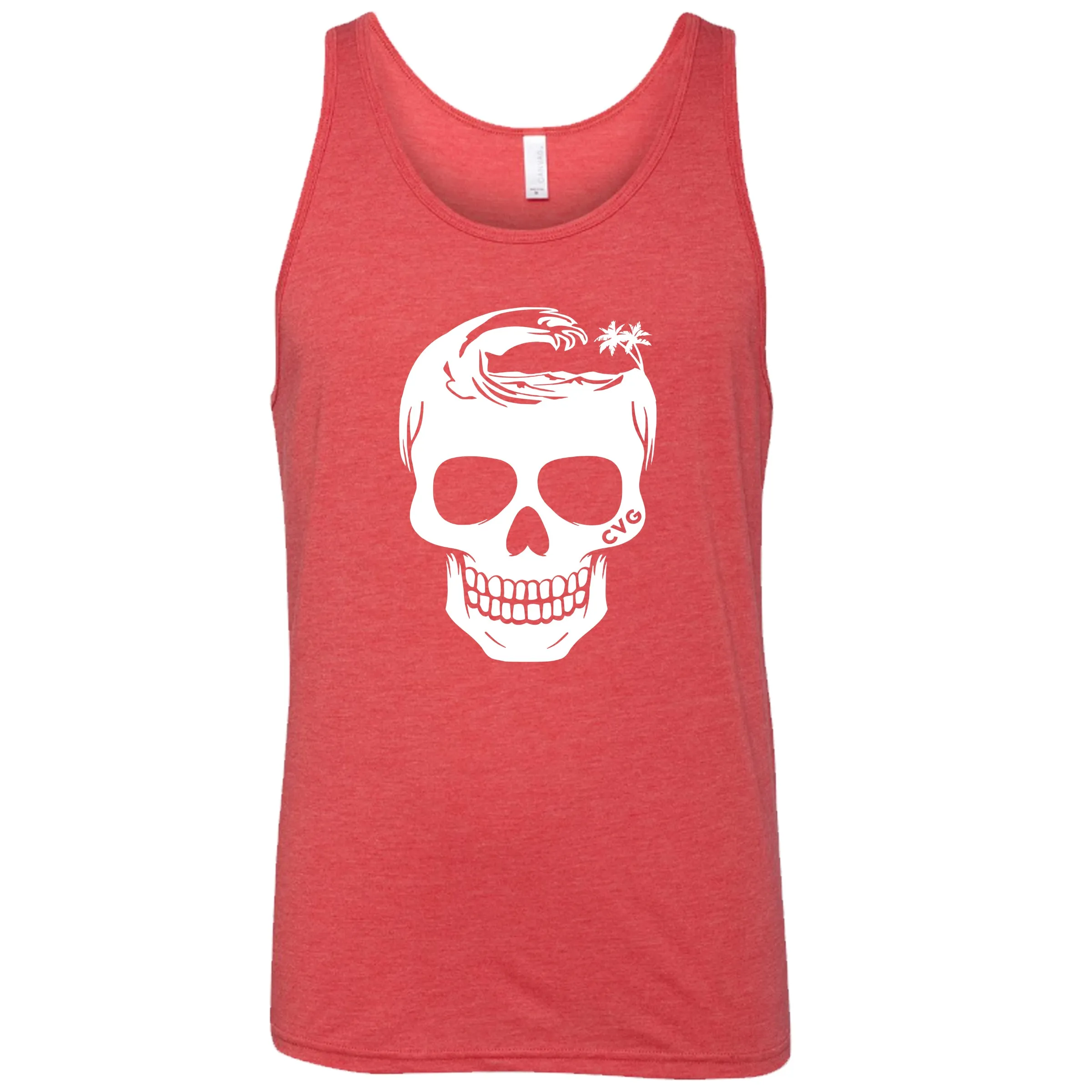 Tropical Skull Shirt Unisex