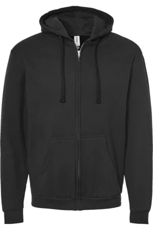 Tultex Unisex Full-Zip Hooded Sweatshirt