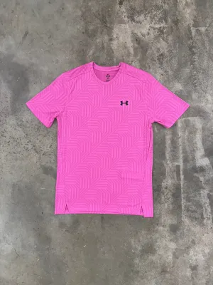 Under Armour Geotessa T Shirt - Pink