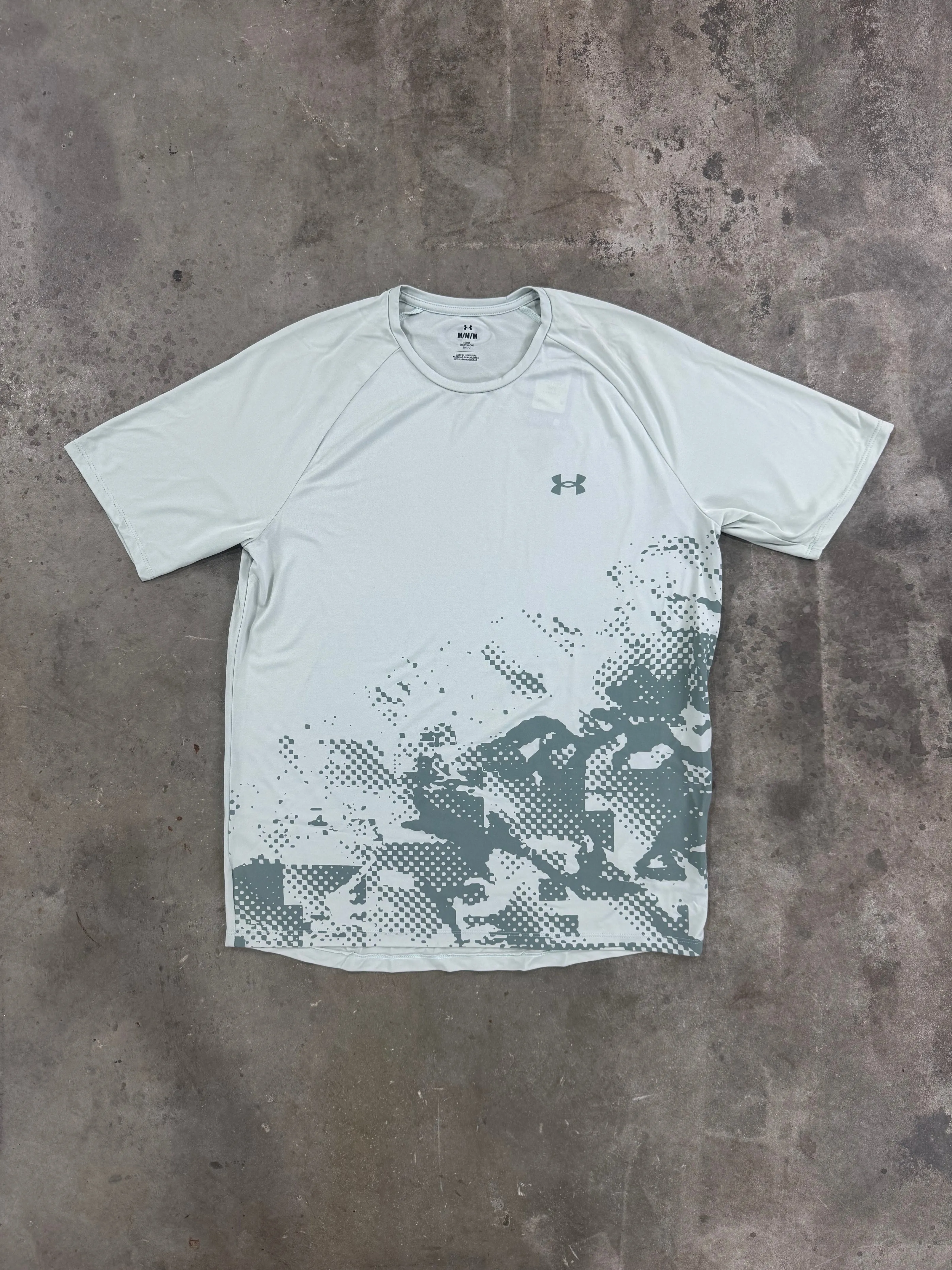 Under Armour Tech Fade T Shirt - Silica Green