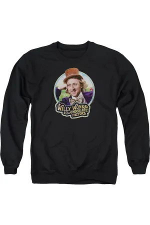 Willy Wonka And The Chocolate Factory Its Scrumdiddlyumptious Adult Crewneck Sweatshirt