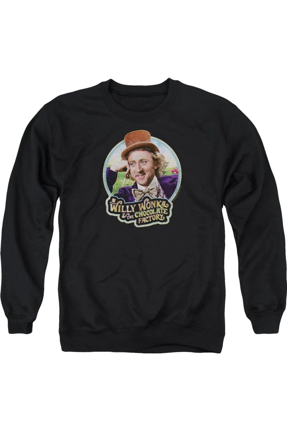 Willy Wonka And The Chocolate Factory Its Scrumdiddlyumptious Adult Crewneck Sweatshirt