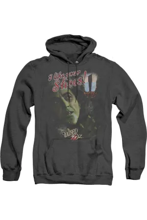 Wizard Of Oz I Like Your Shoes Adult Heather Hoodie / Hooded Sweatshirt