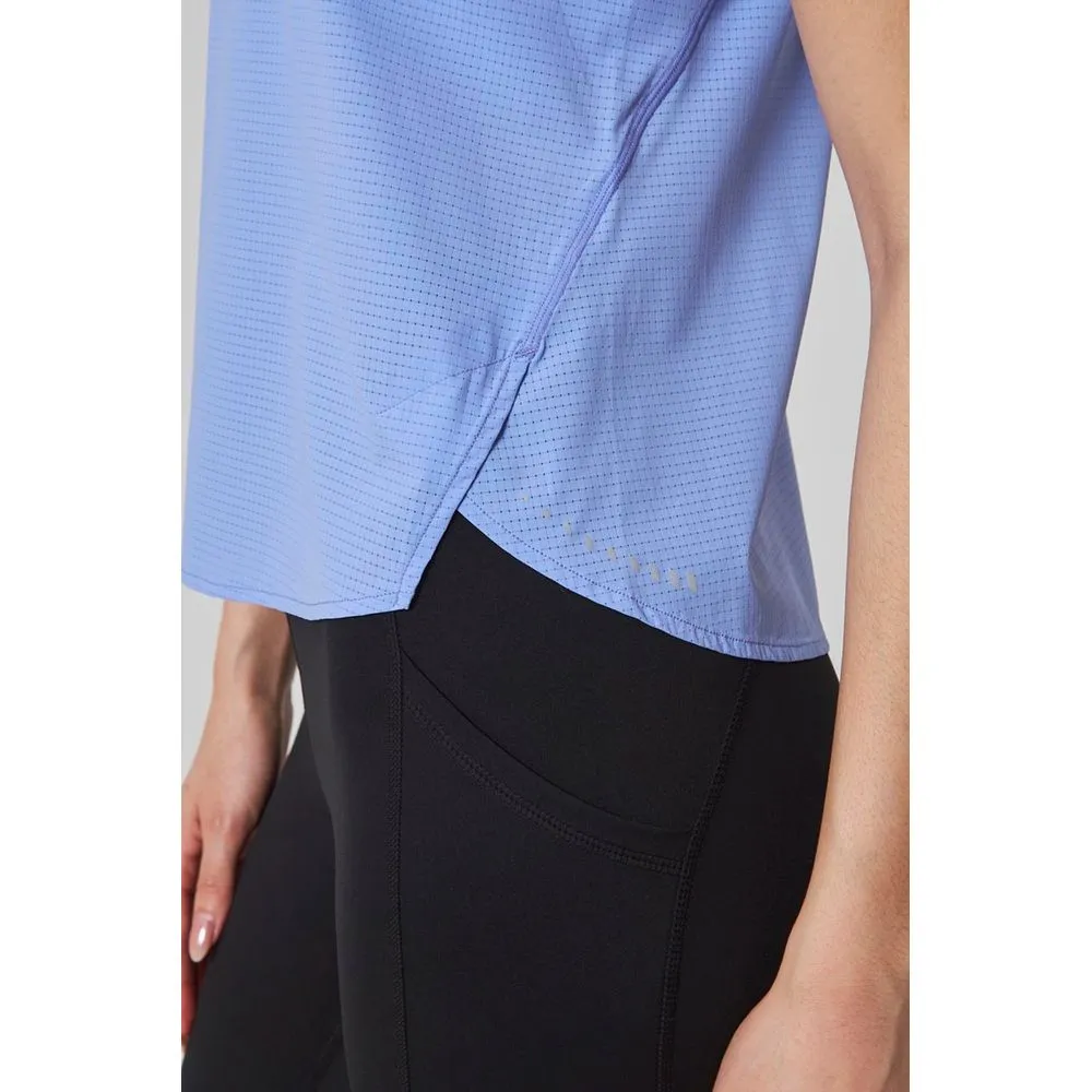 Womens Aerate Run Tank Top - Jacaranda