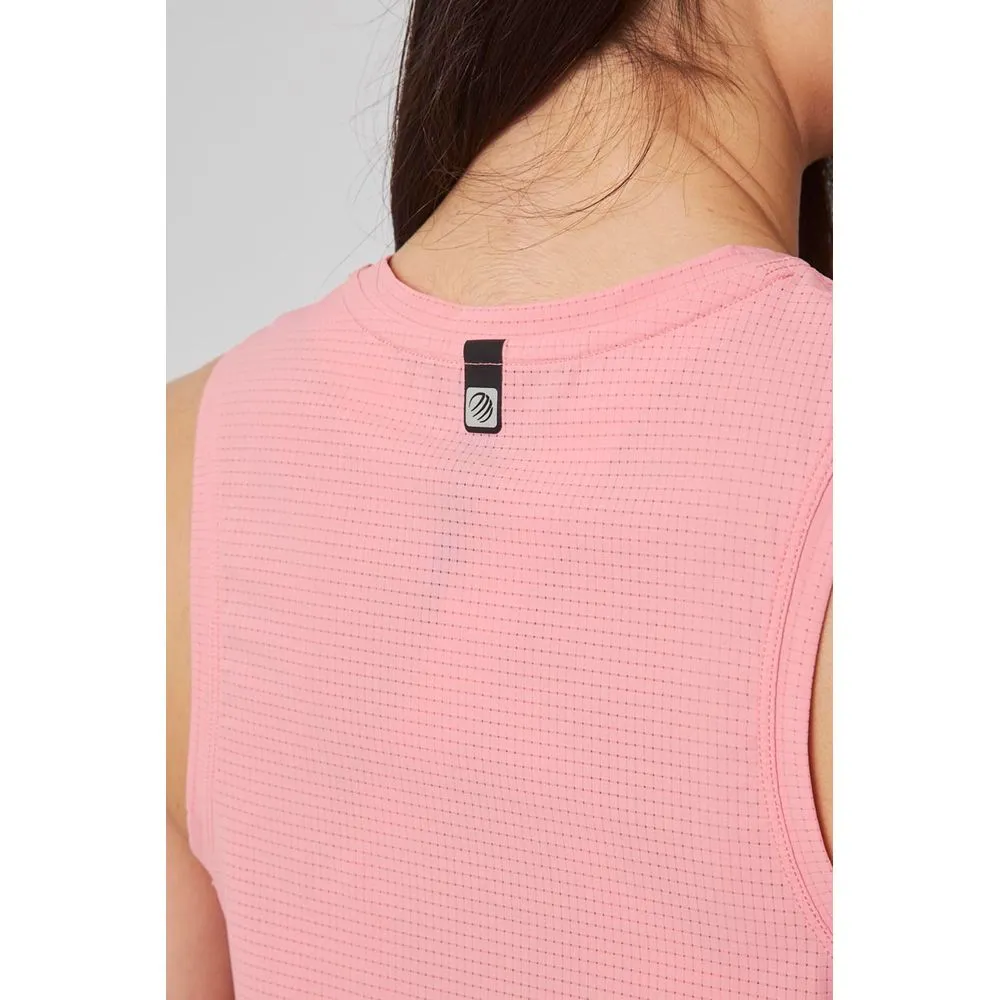 Womens Aerate Run Tank Top - Strawberry Ice