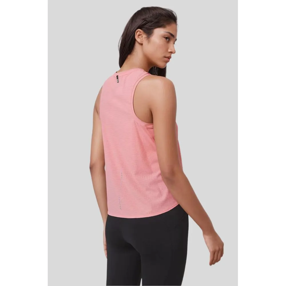 Womens Aerate Run Tank Top - Strawberry Ice