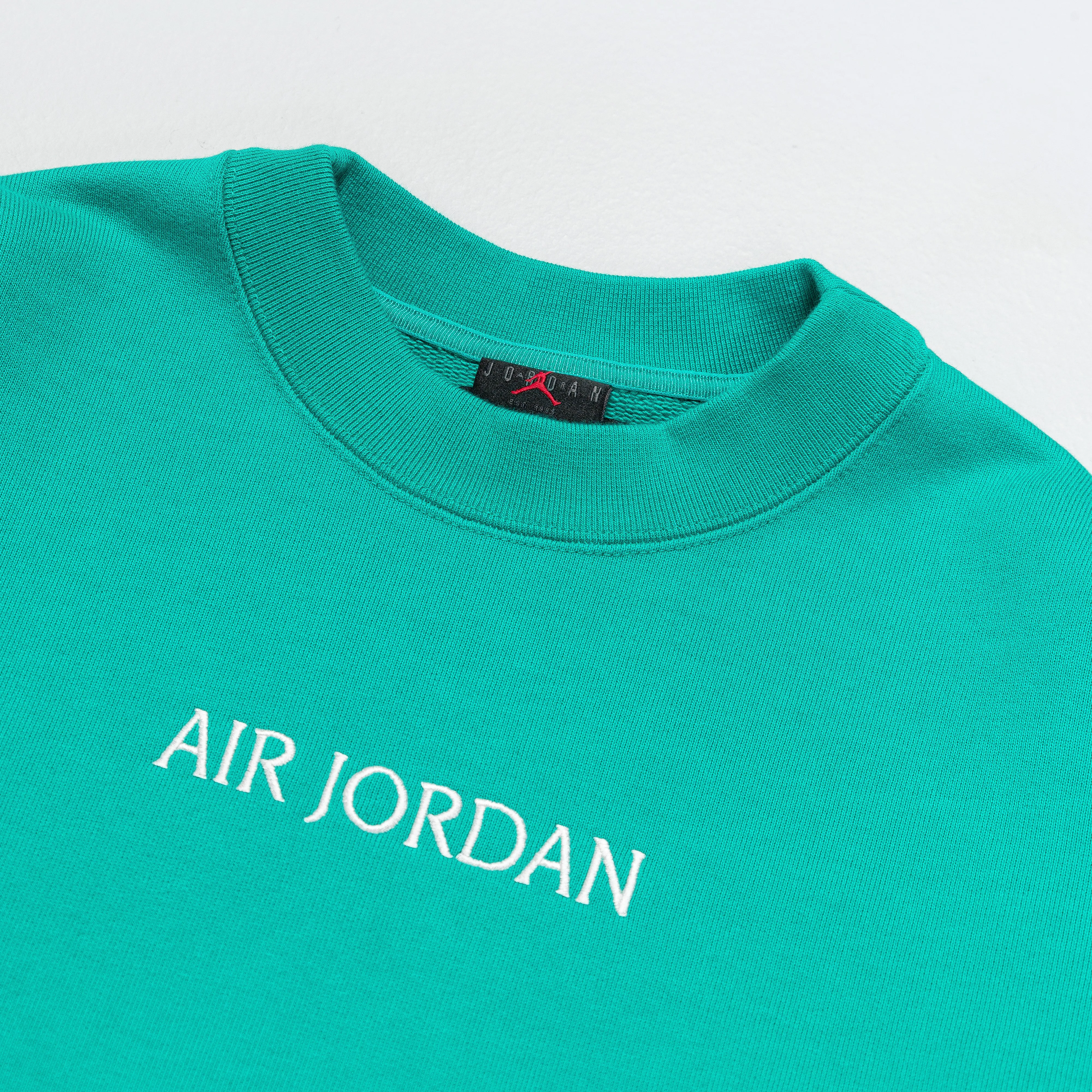Womens Air Jordan SP Fleece Crewneck - New Emerald/Sail