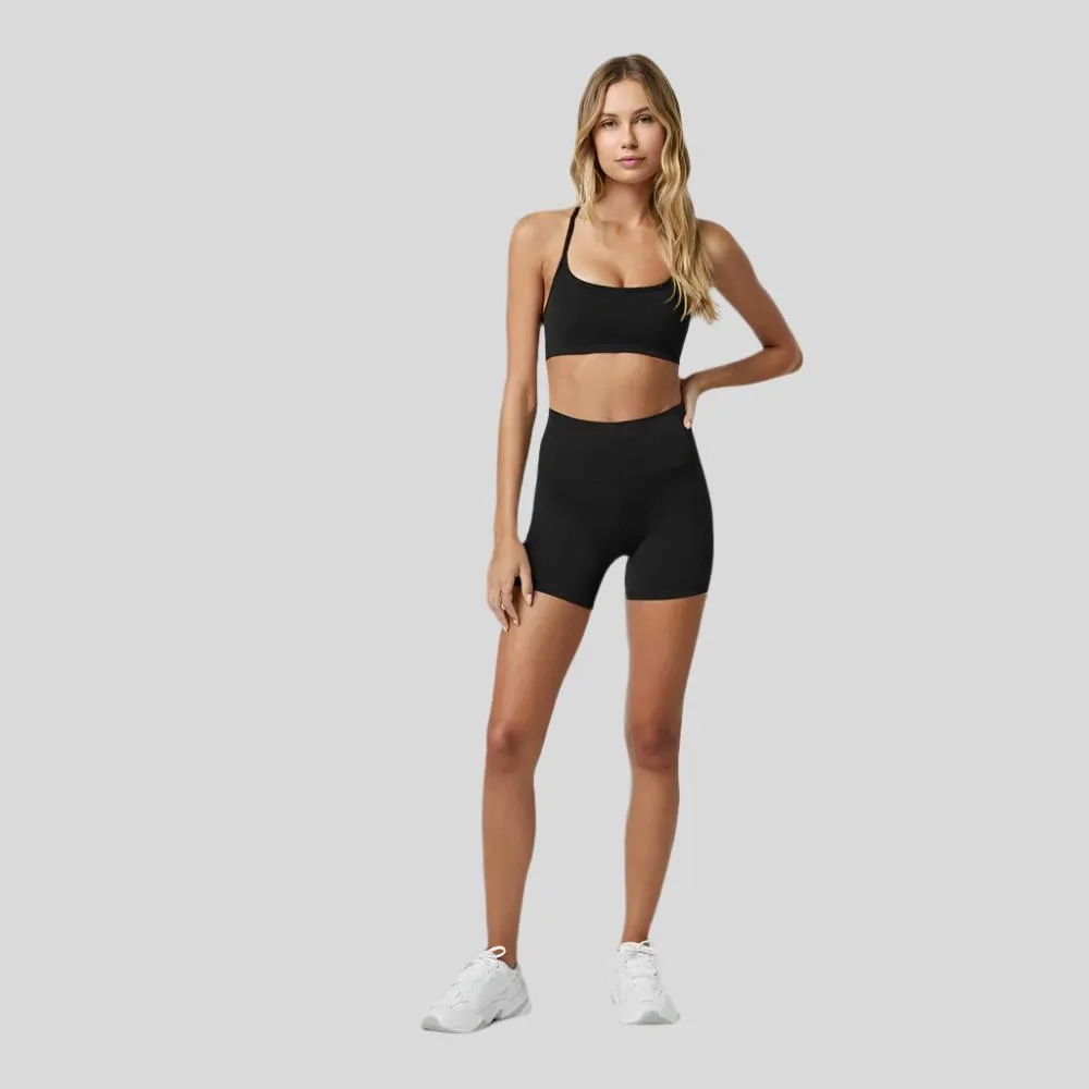 Womens AllTheFeels Short - Black