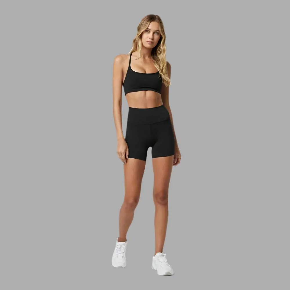 Womens AllTheFeels Short - Black