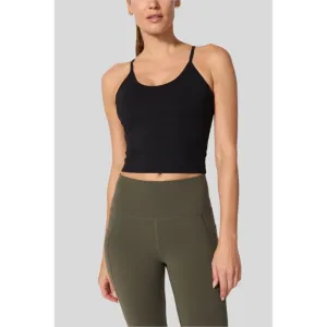 Womens Balance Racerback Sports Bra - Black