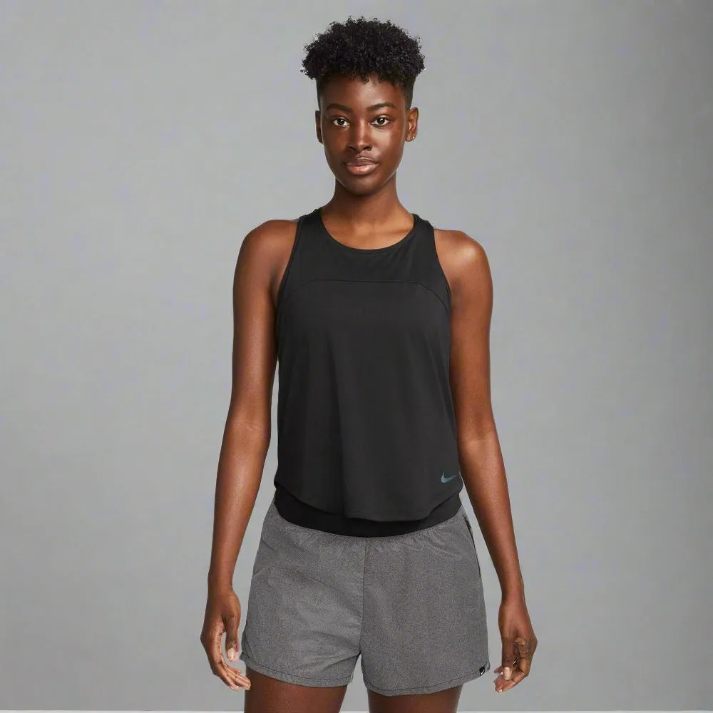Womens Dri-FIT Run Division Running Tank Top - Black