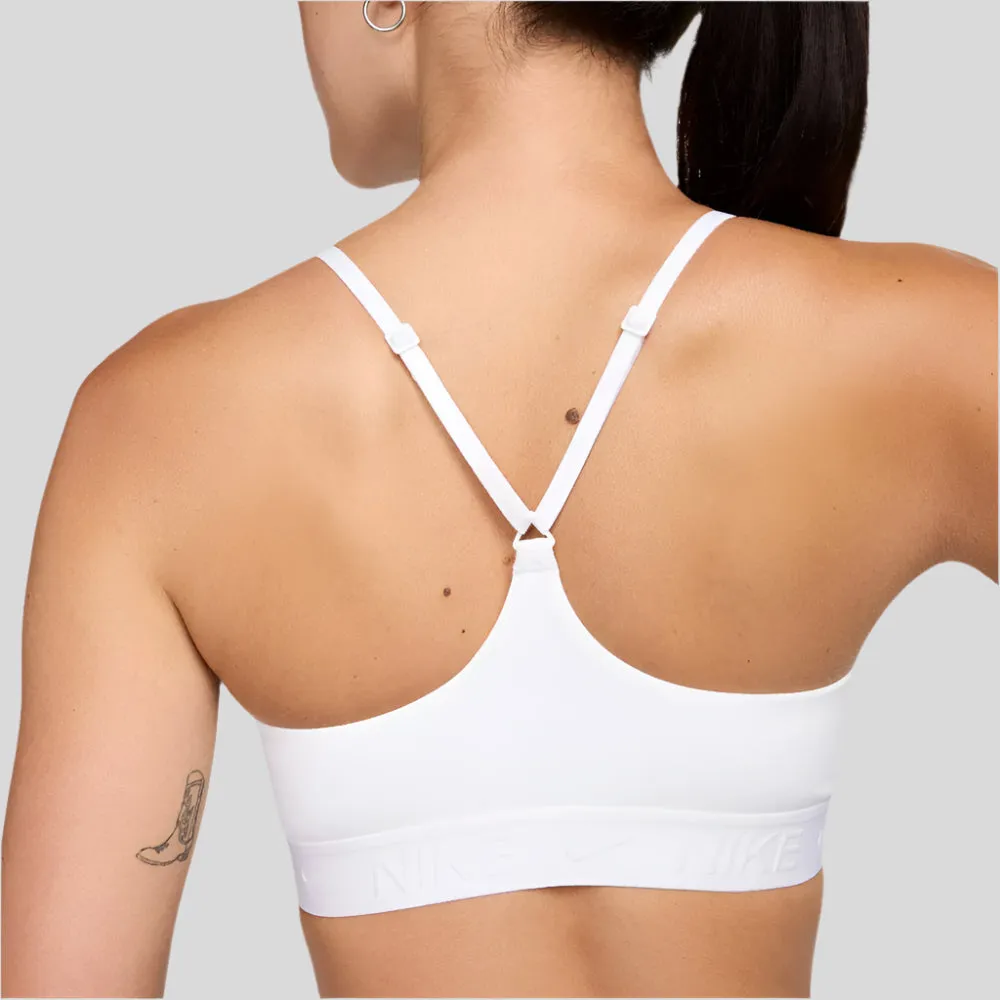 Womens Indy Light Support Bra - White/Stone Mauve