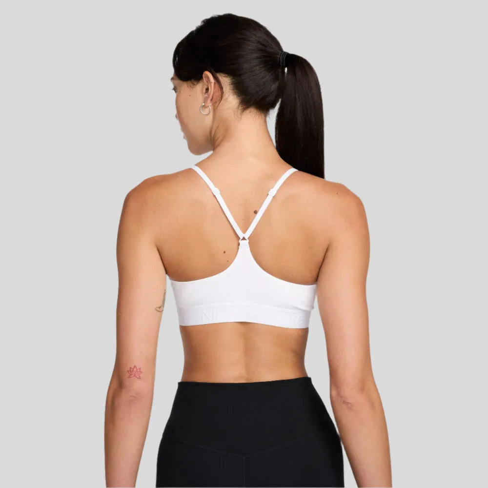 Womens Indy Light Support Bra - White/Stone Mauve