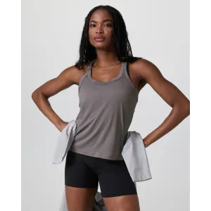 Womens Lux Racerback Tank - Chia