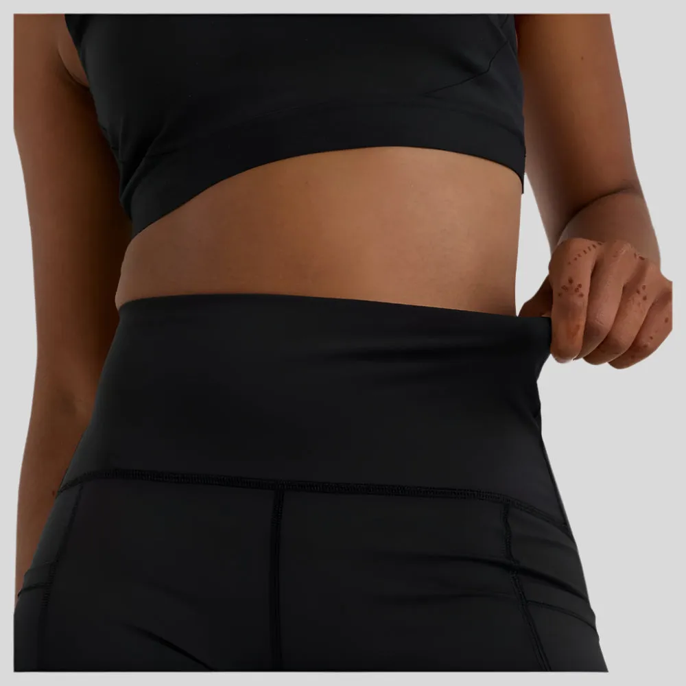 Womens NB Sleek Pocket High Rise Short 6" - Black