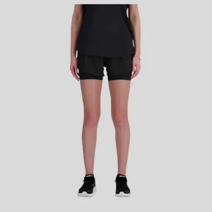 Womens RC 2-in-1 3 Inch Short - Black