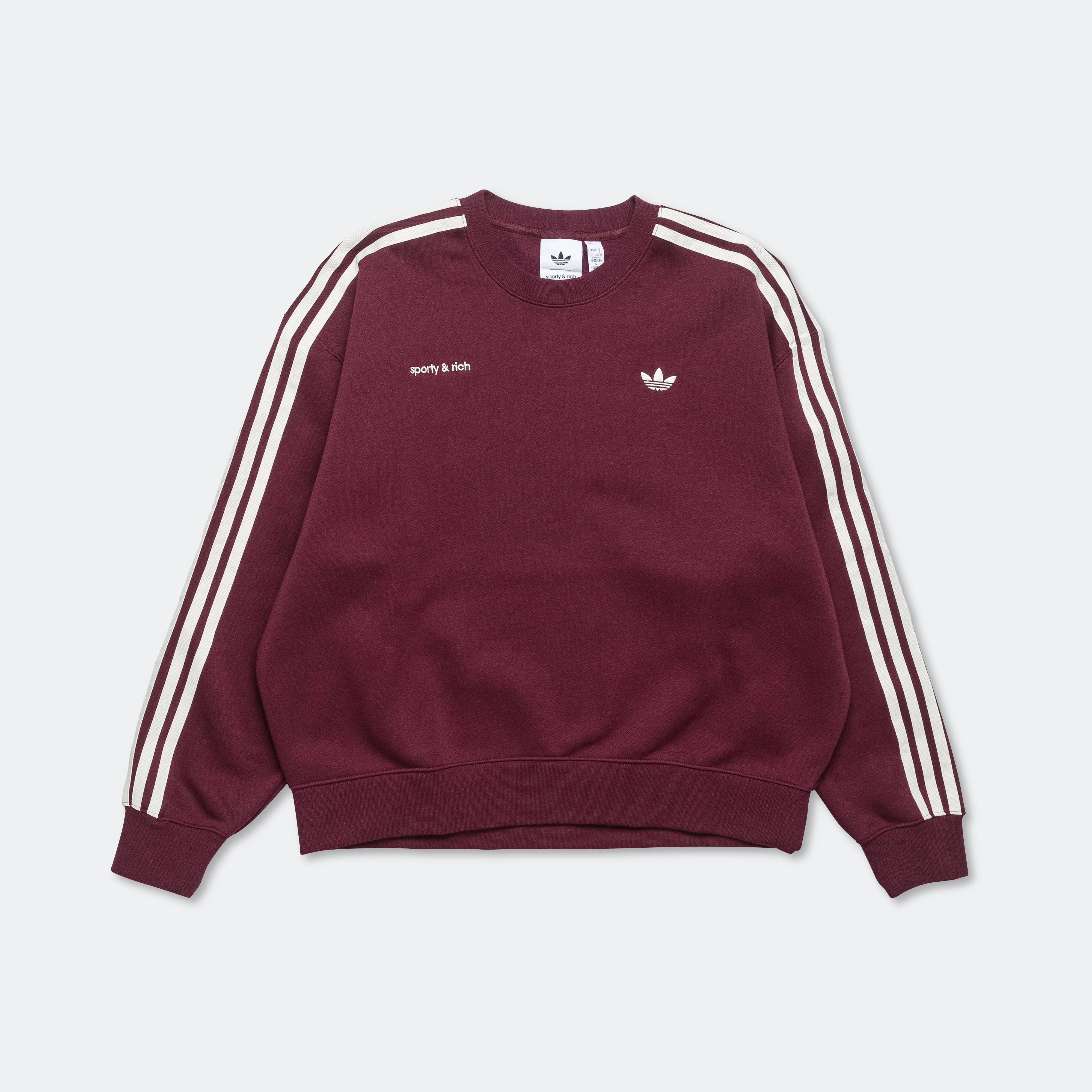 Womens Track Sweatshirt x Sporty & Rich - Maroon