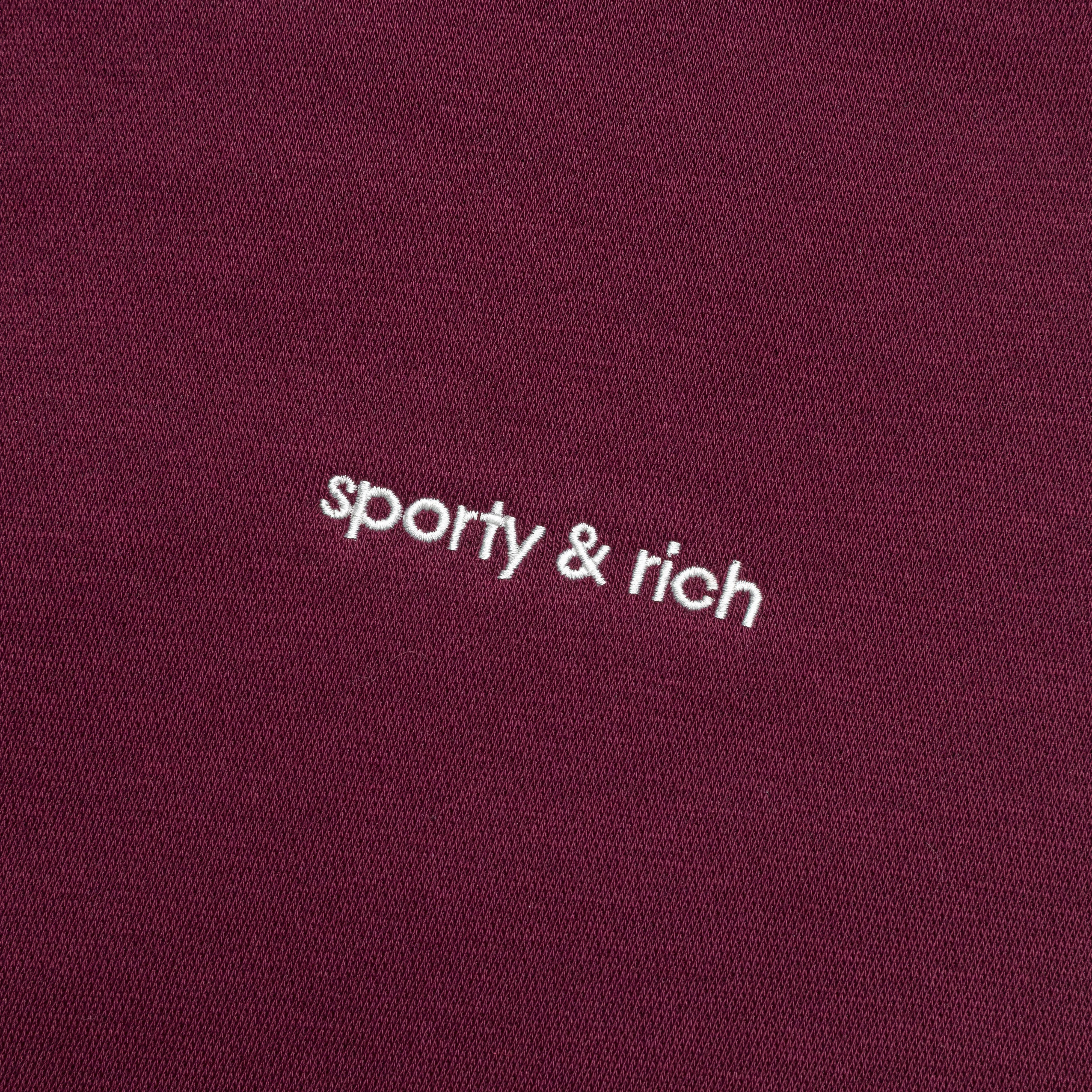 Womens Track Sweatshirt x Sporty & Rich - Maroon