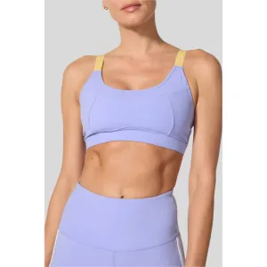 Womens Vial Paneled Bra with Adjusters - Jacaranda