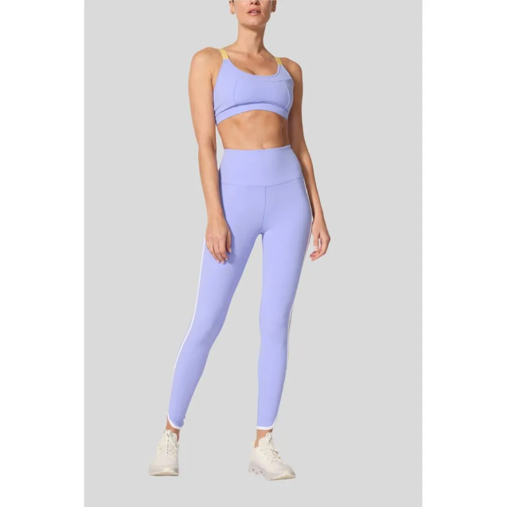 Womens Vial Paneled Bra with Adjusters - Jacaranda