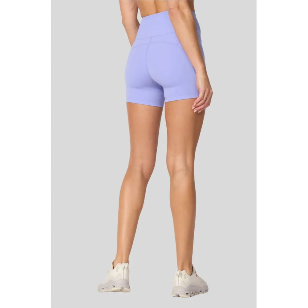 Womens Vital High-Waisted Side Pocket Short 4" Peached -Jacaranda