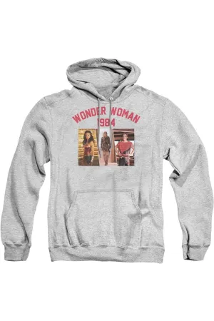 Wonder Woman 84 Collegiate Montage Adult Pull Over Hoodie / Hooded Sweatshirt