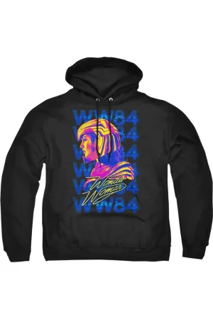 Wonder Woman 84 Ww84 Repeat Adult Pull Over Hoodie / Hooded Sweatshirt