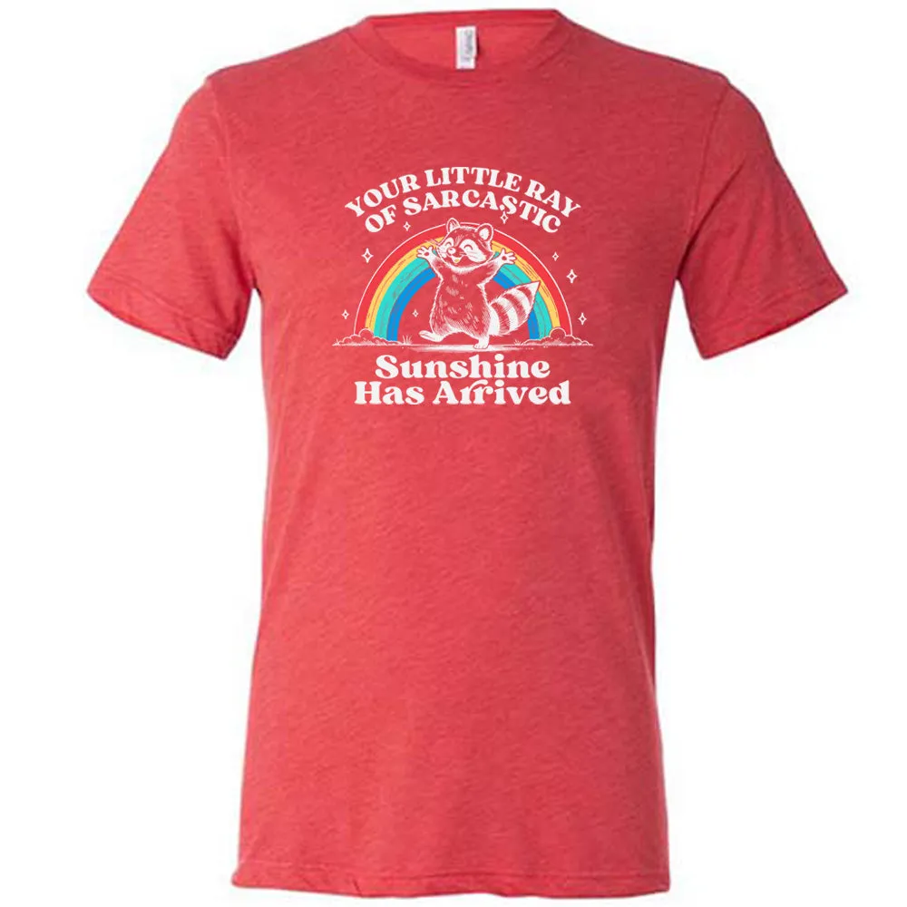 Your Little Ray of Sarcastic Sunshine Has Arrived Shirt Unisex