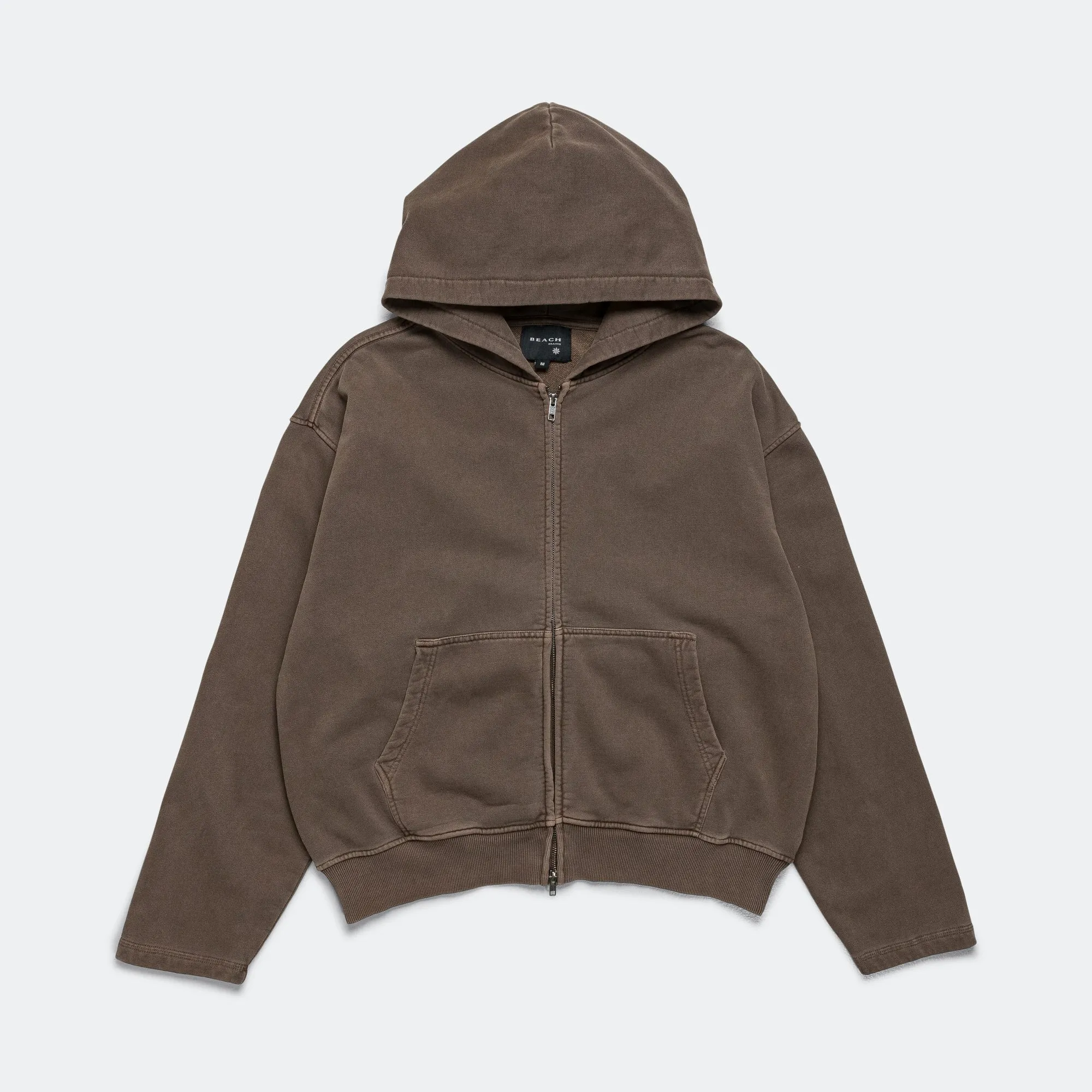 Zip Hoodie - Chocolate